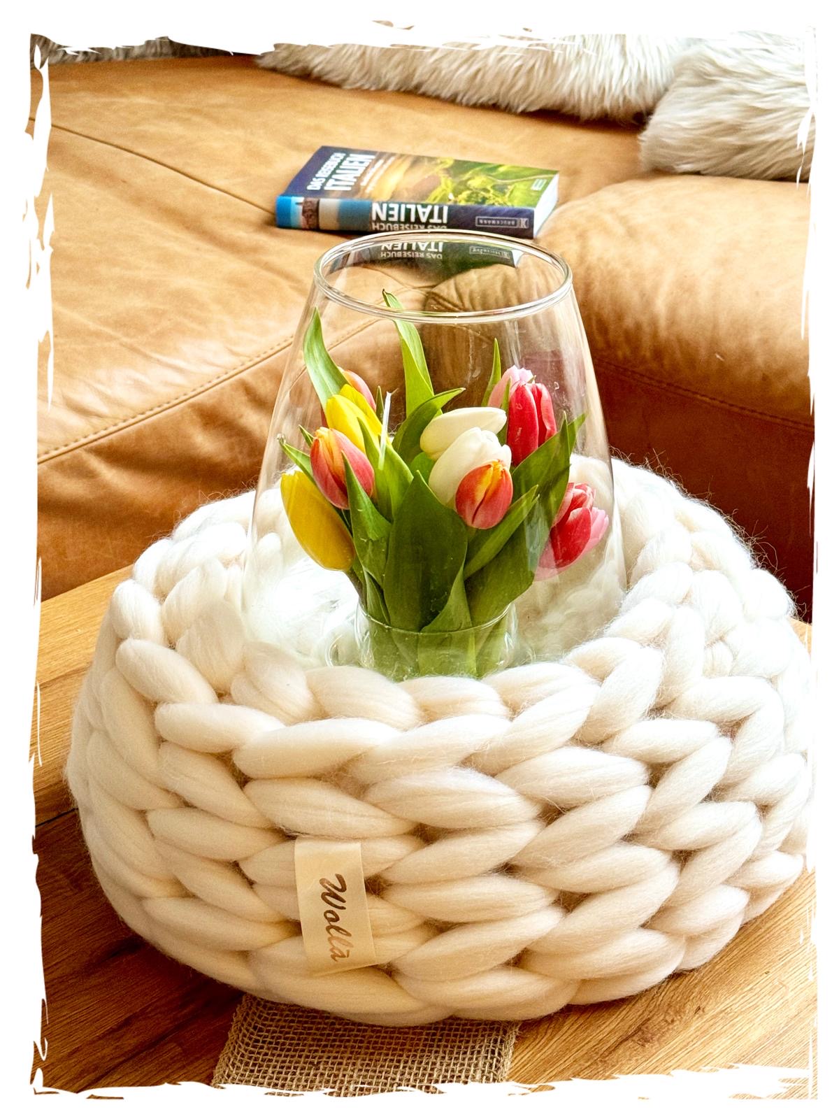 Wollkranz "Gugelhupf" Offwhite