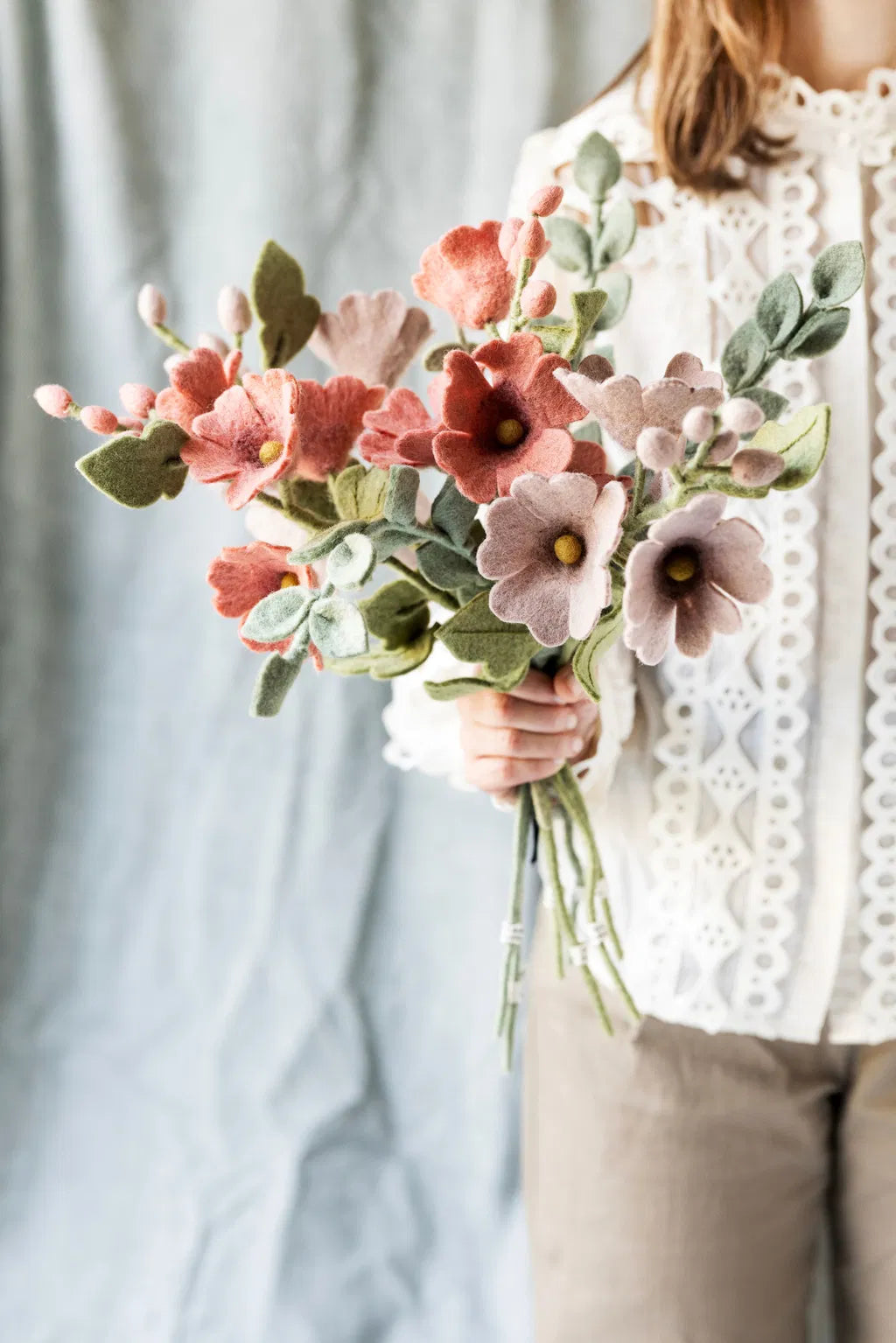 Filz Stockrose aus Filz von Gry&Sif