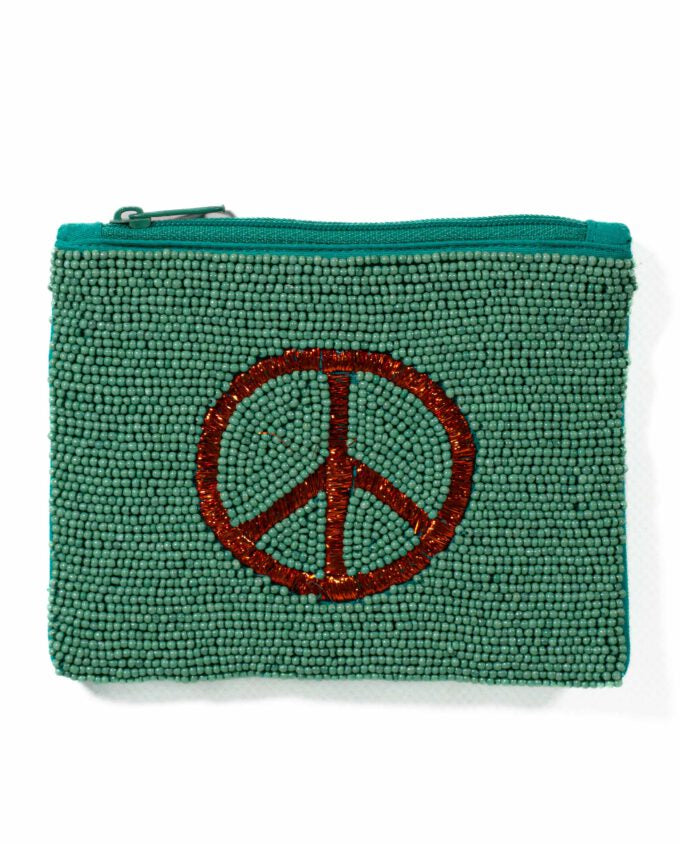 perlenbesetzter Beutel PEACE