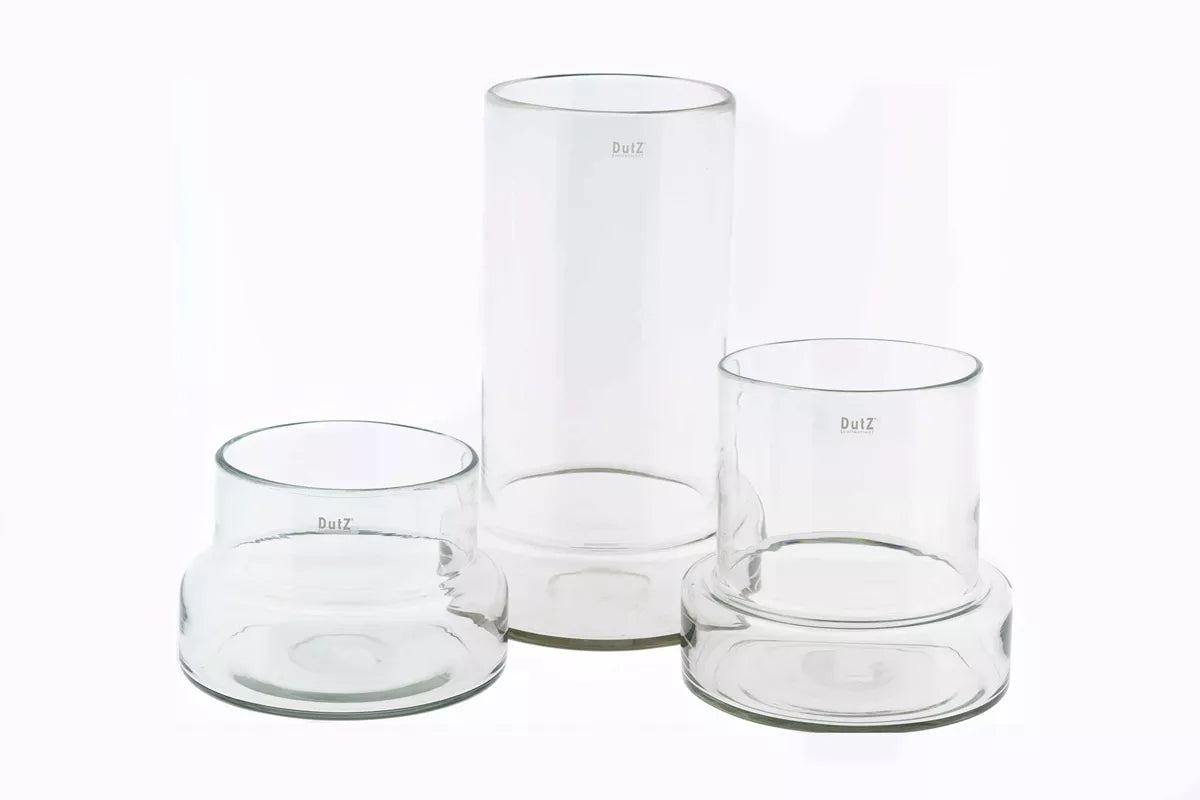 DutZ Vase Sharpo in Klarglas drei Größen