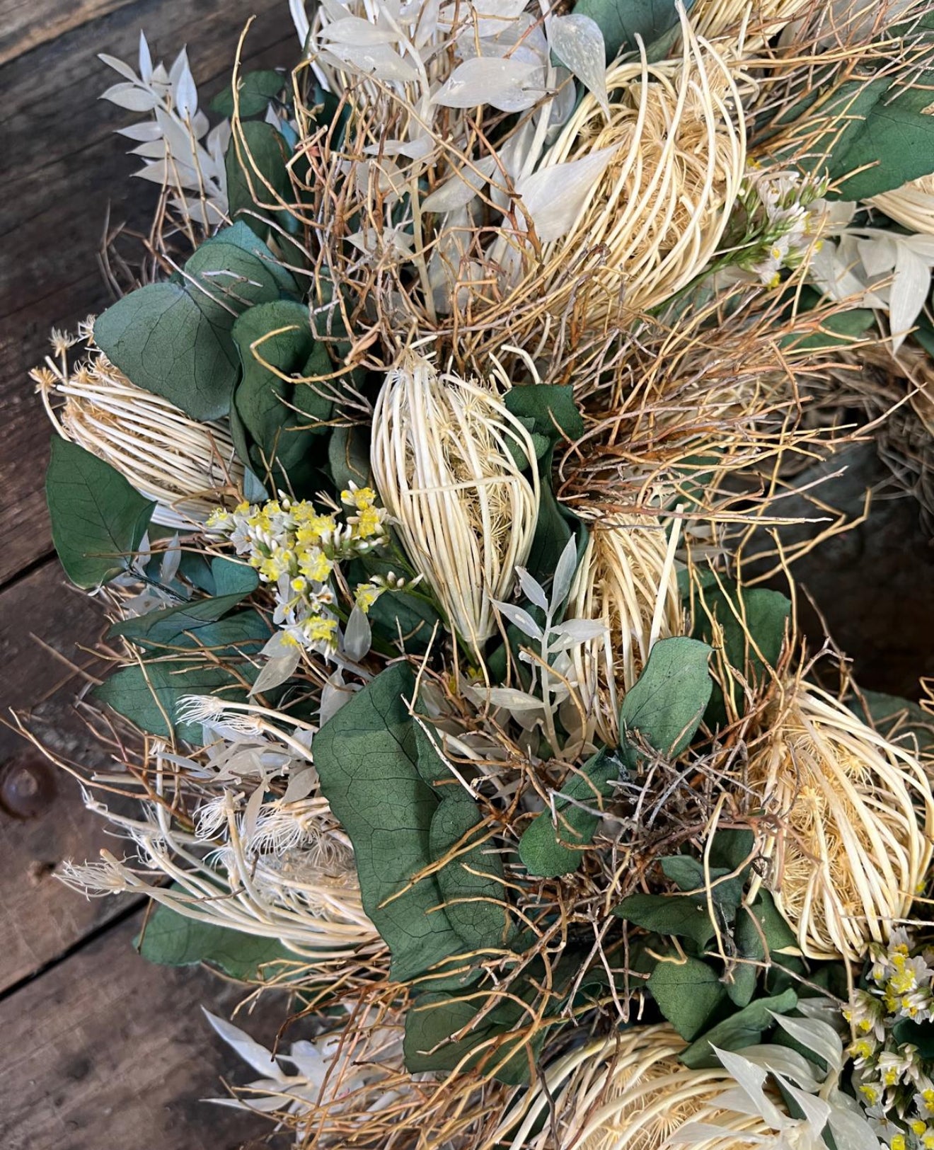 Kranz Trockenblumen