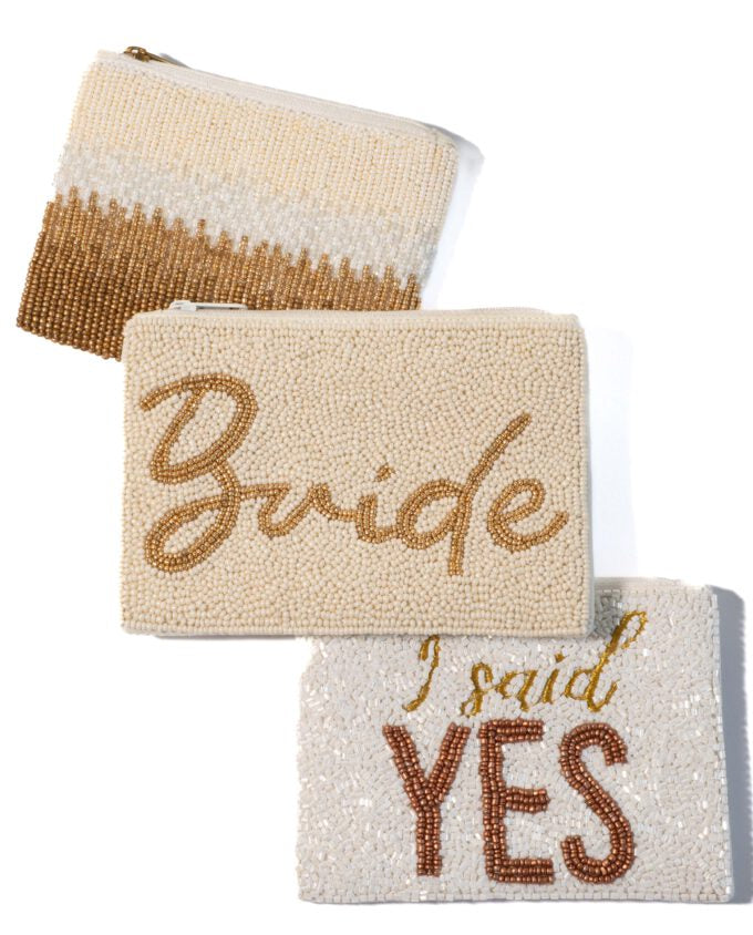 perlenbesetzter Beutel BRIDE