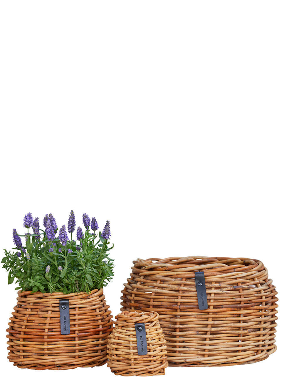 3er Set A2 Living Rattan Körbe "Lacak " Bowl