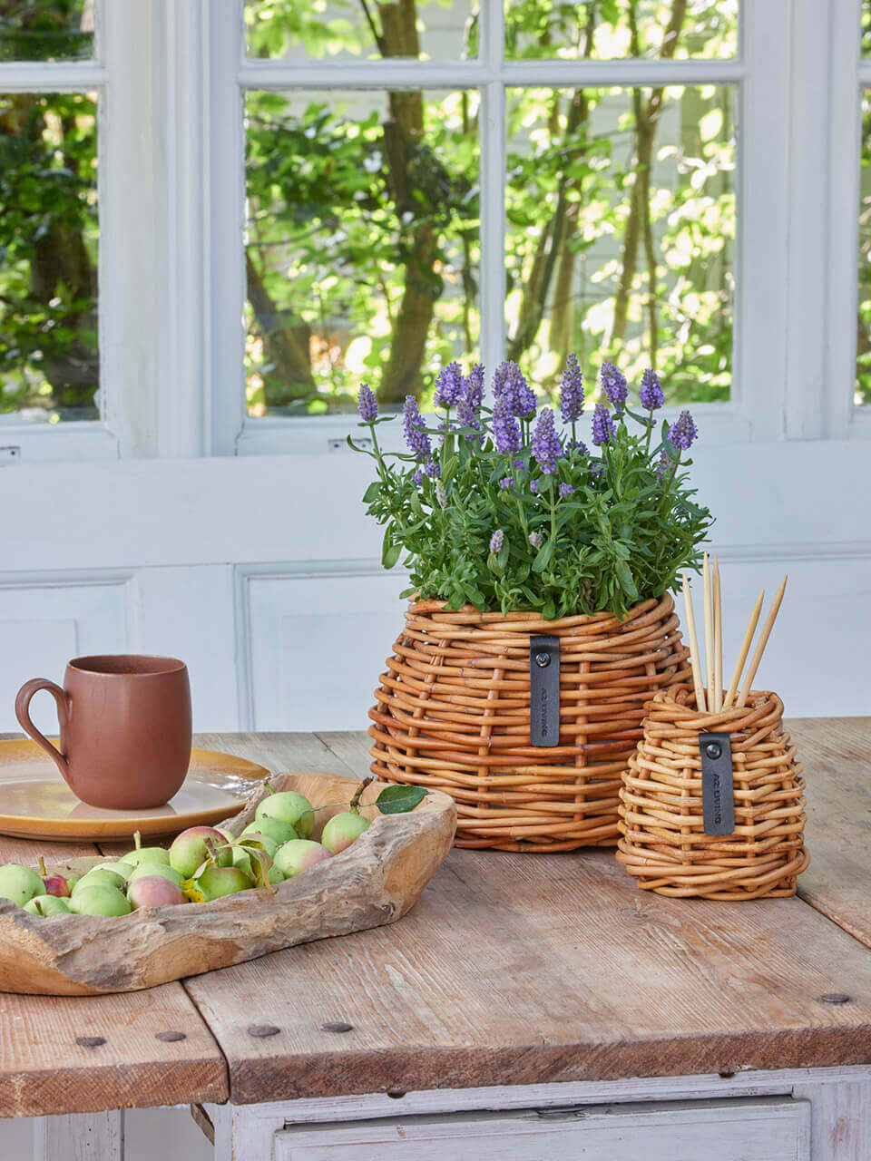 3er Set A2 Living Rattan Körbe "Lacak " Bowl