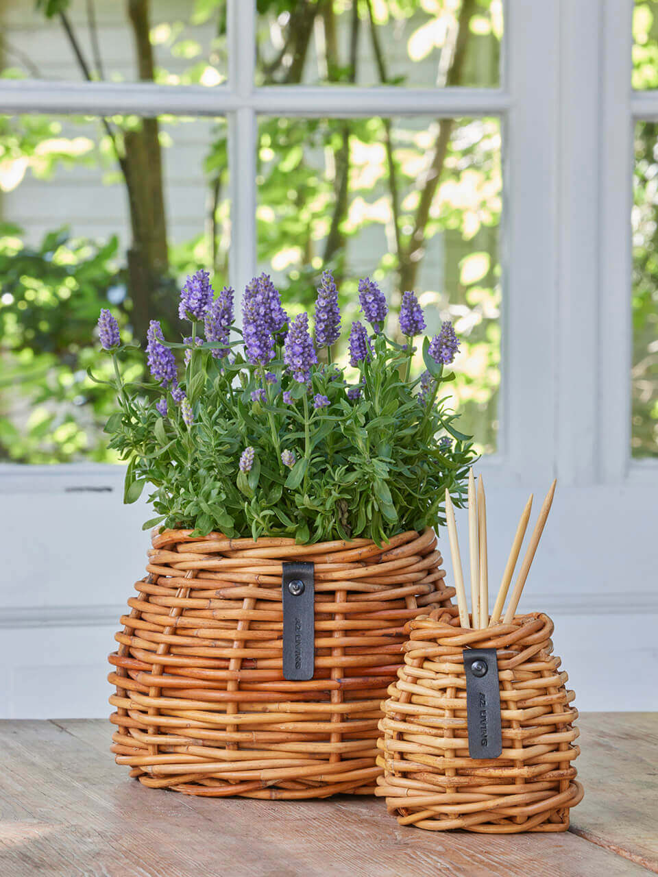 3er Set A2 Living Rattan Körbe "Lacak " Bowl