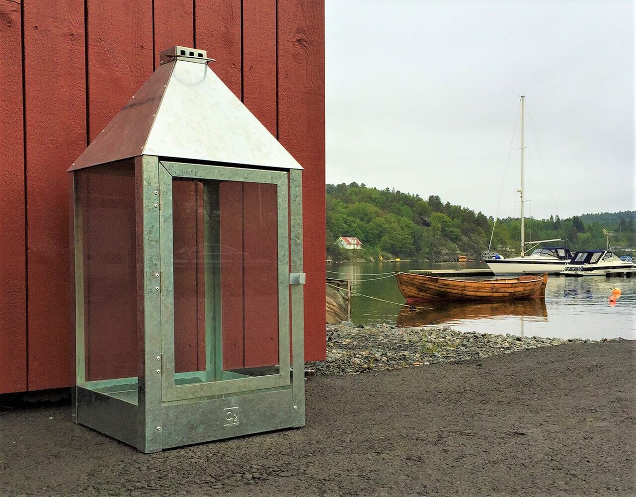 A2 Living Laterne Mega galvanisiert (inklusive Versand)