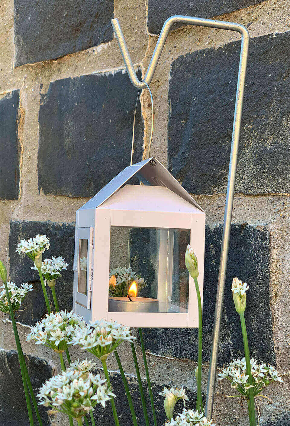 A2 Living langer Gartenstab für Mini Hänge Laterne