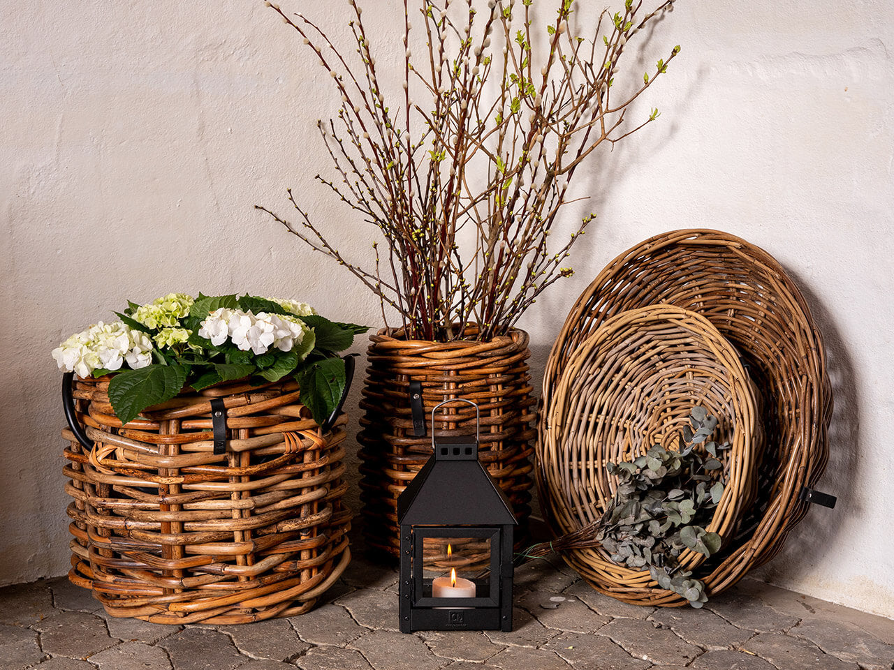 A2 Living Laterne Mini Quadro schwarz