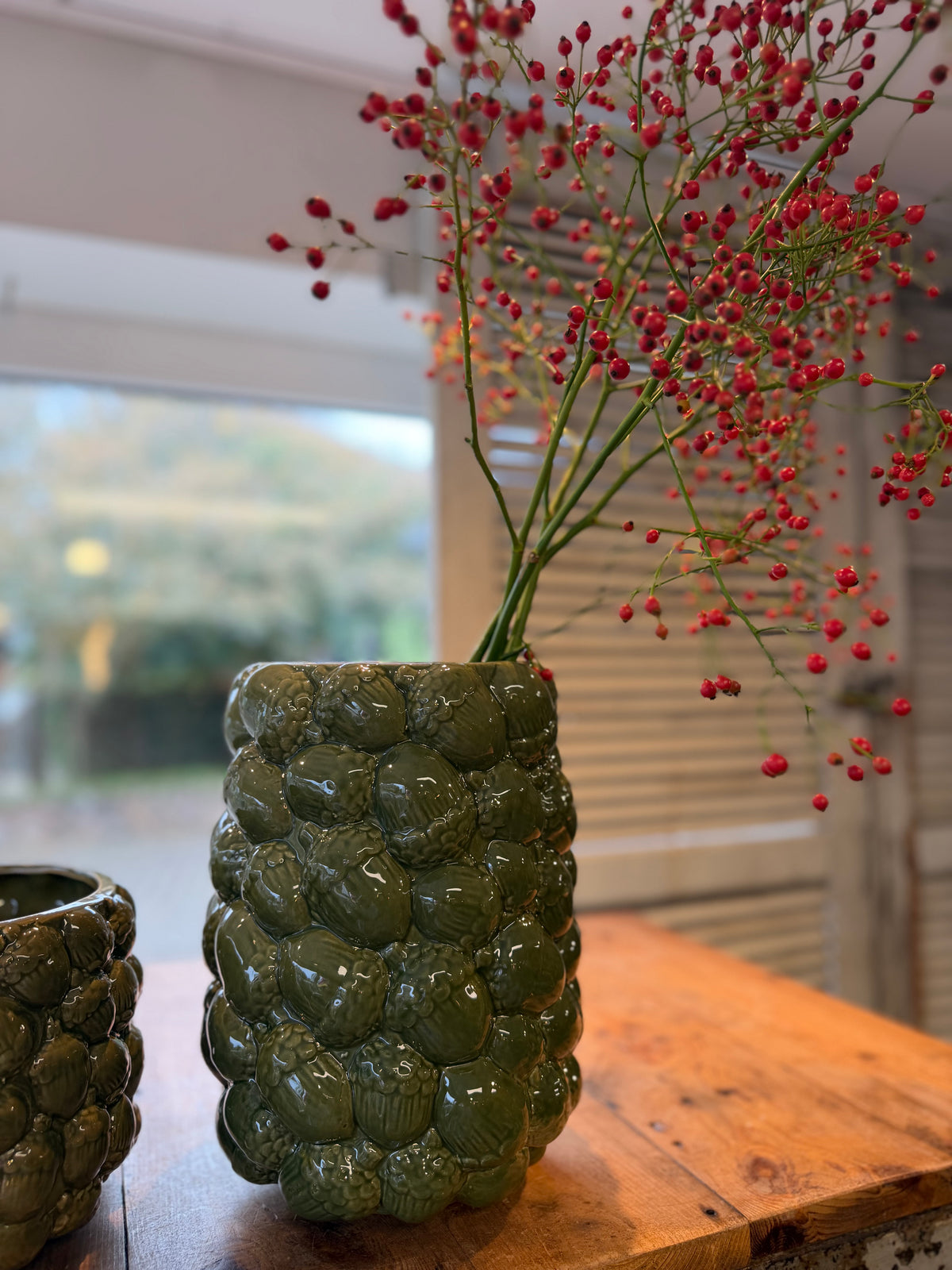 Vase Eicheln in zwei Größen