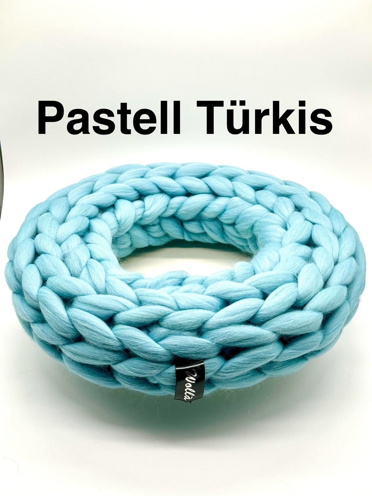 Wollkranz Pastell Türkis