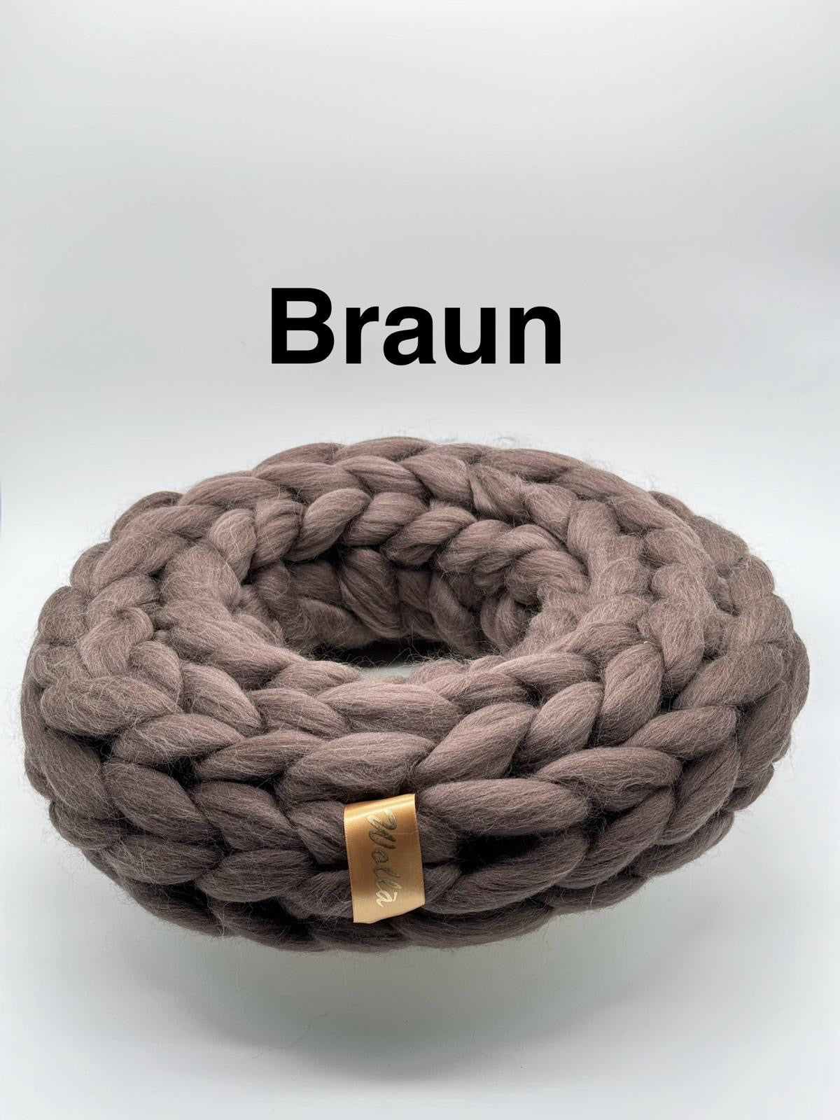 Wollkranz Braun