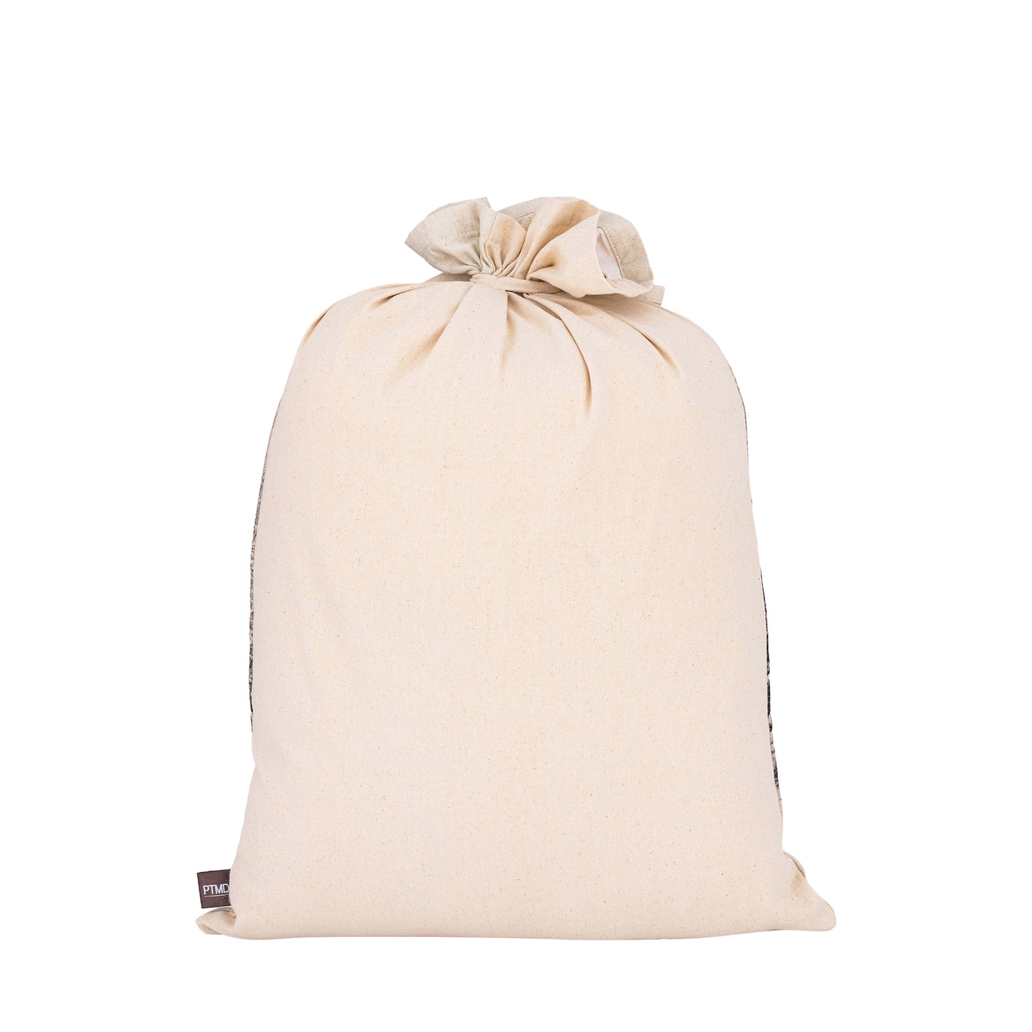 Cremefarbene Baumwolltasche mit Tannenbäume L