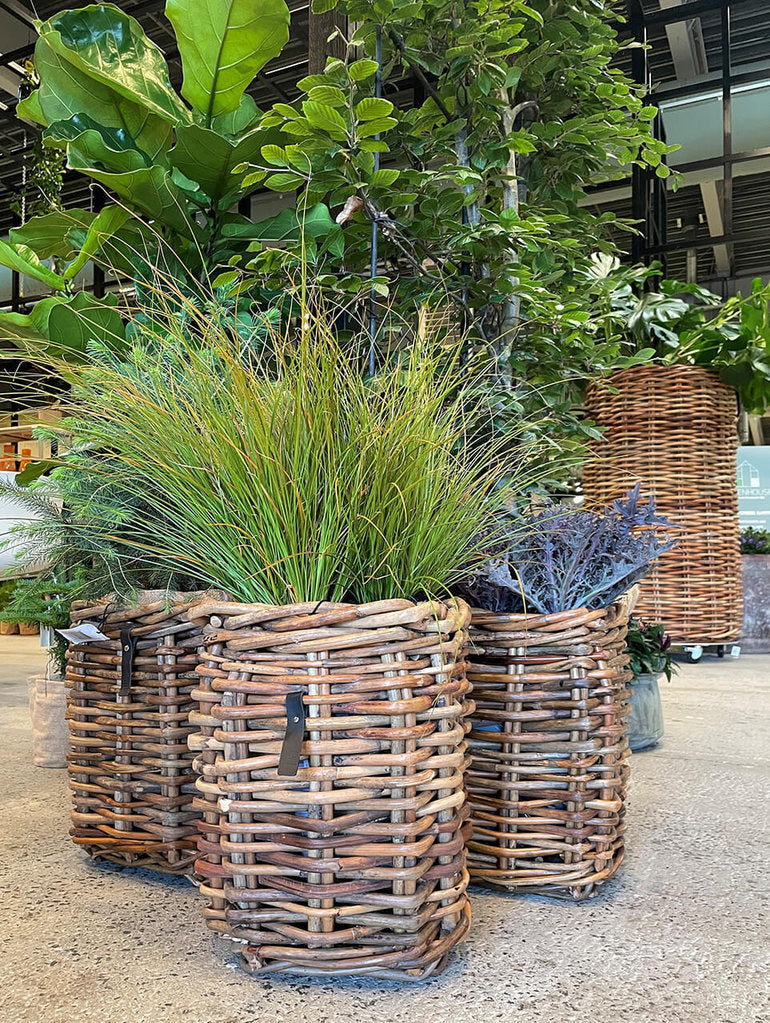 A2 Living Rattan-Korb quadratisch Mini 27 x 27 x 40 cm