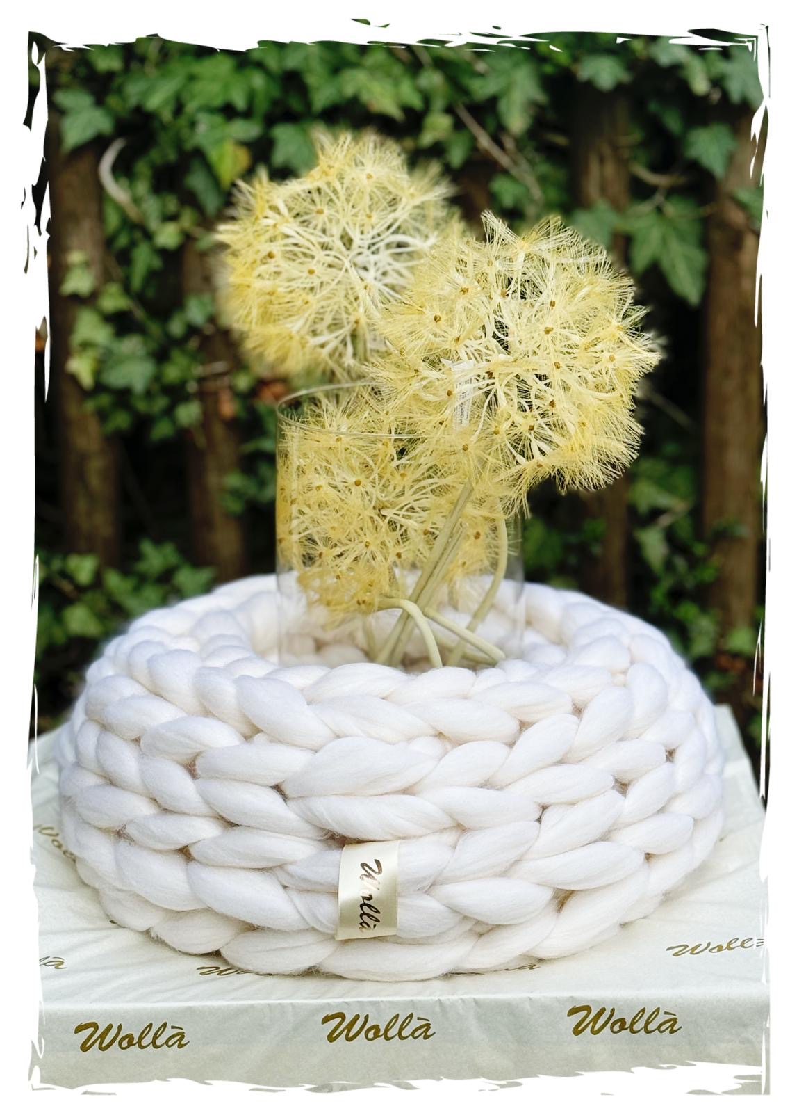 Wollkranz "Gugelhupf" Offwhite