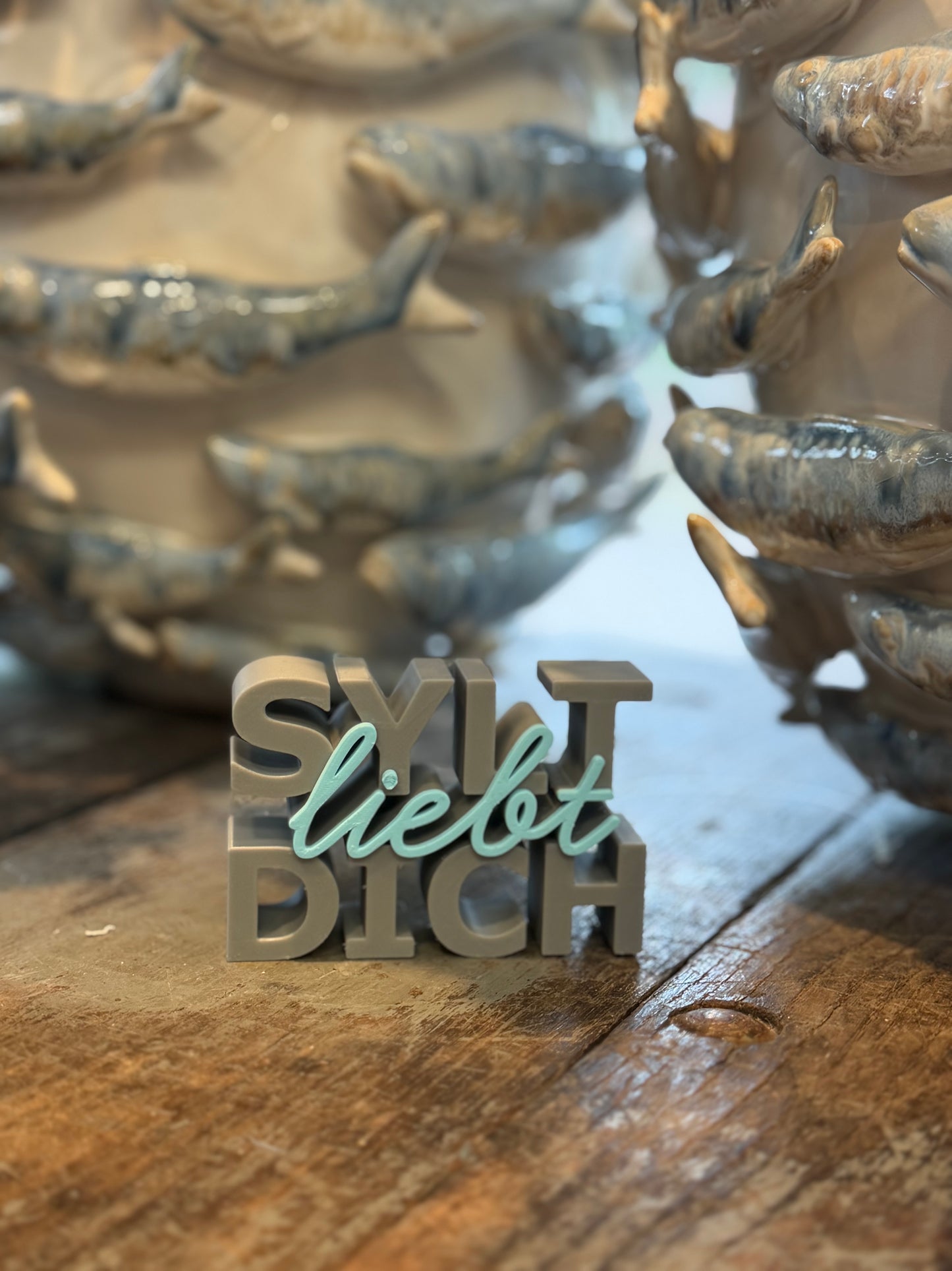 Schild Aufsteller Sylt liebt Dich