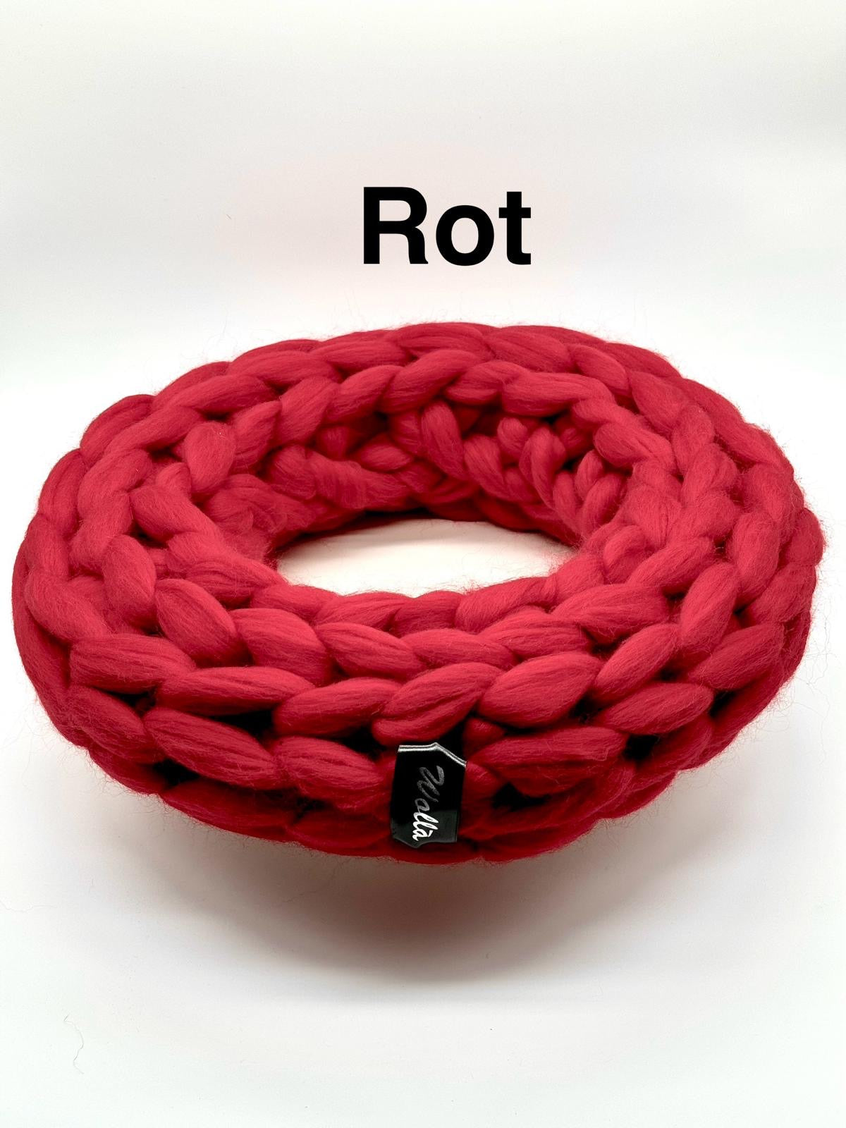 Wollkranz Rot