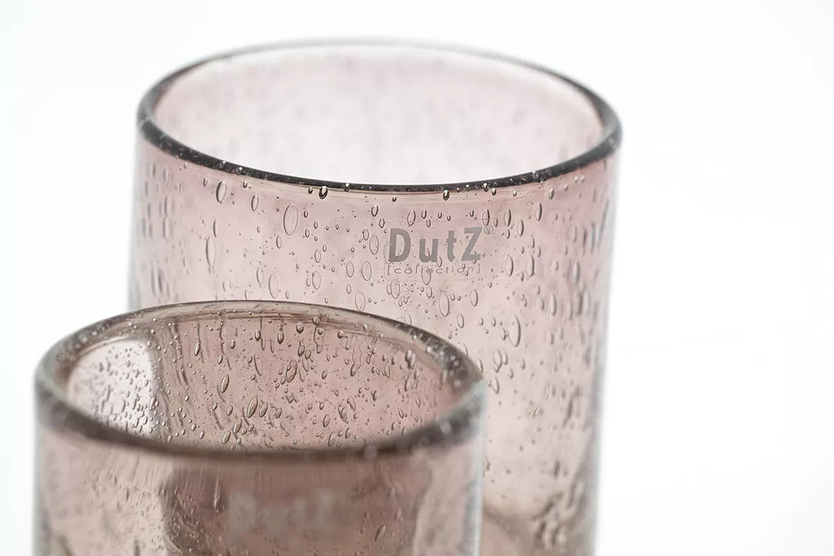 DutZ Cylinder Bule Aubergine Transparent in zwei Größen