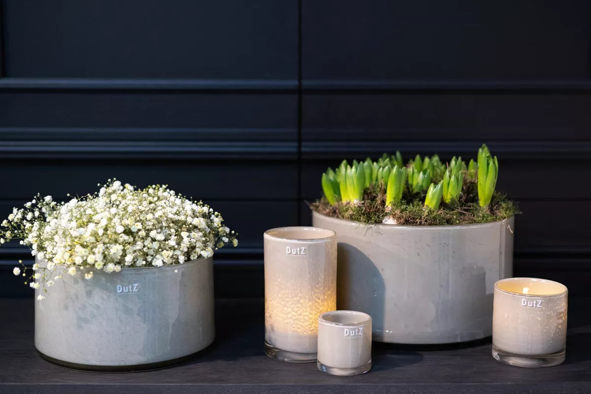 Bowl Cylinder in Smoke oder Taupe
