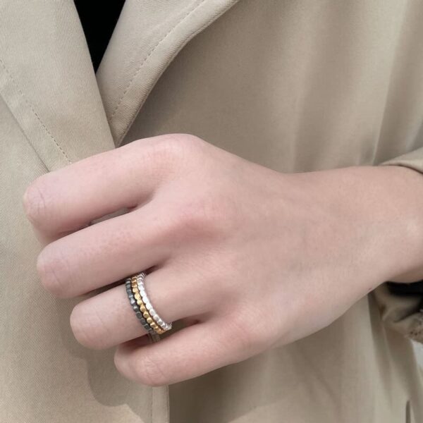 Susi Cala Flat Ring Misha Sterling Silber vergoldet