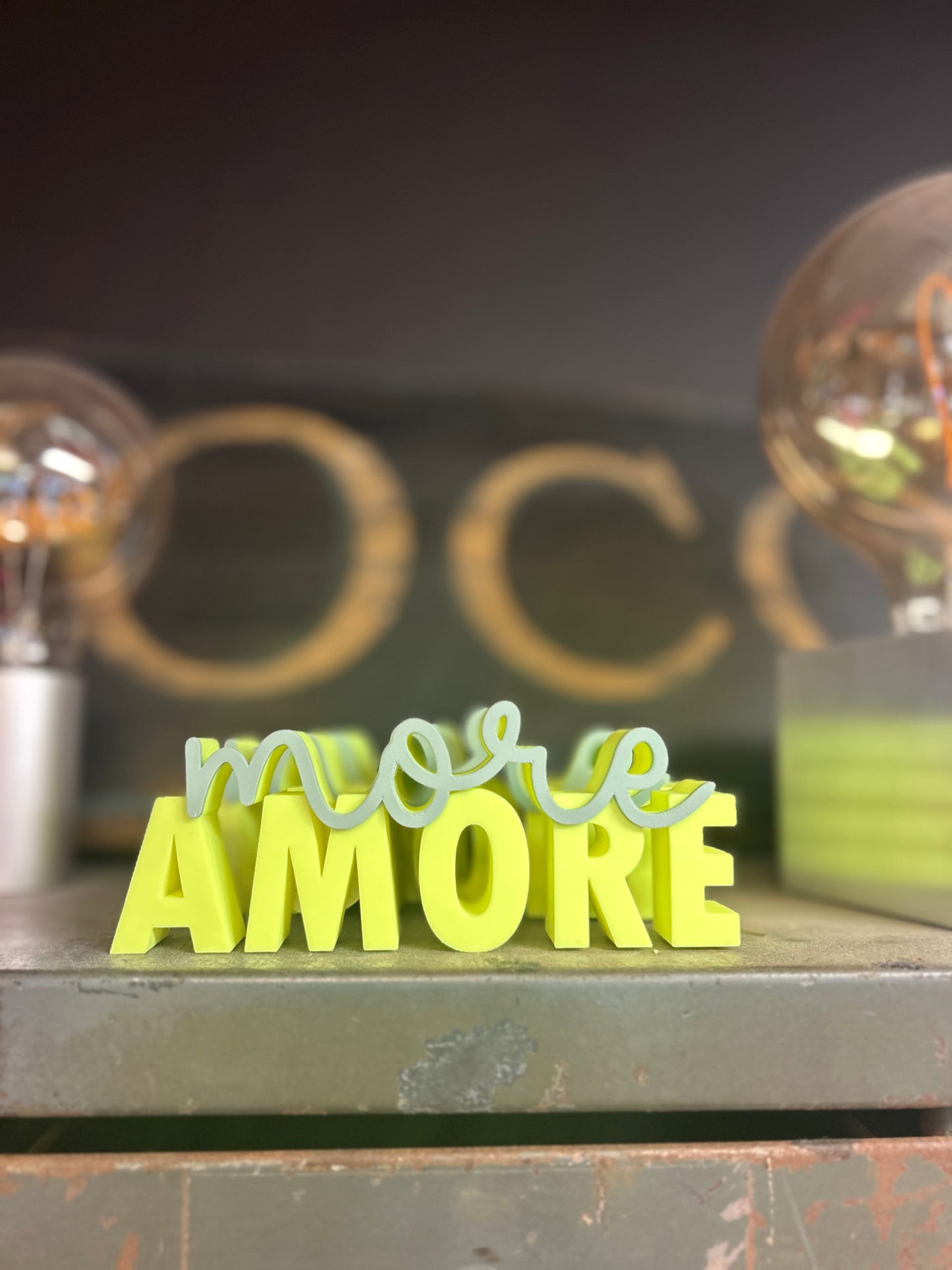 "more Amore" Aufsteller