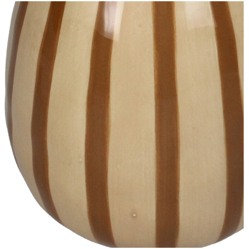Vase Streifen Beige Lieferbar KW 27