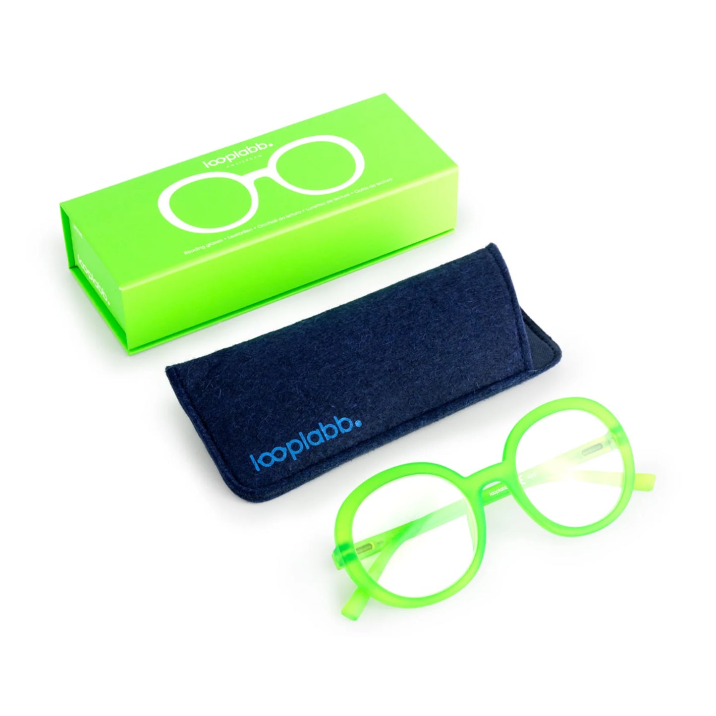 Looplabb Lesebrille Neon Green