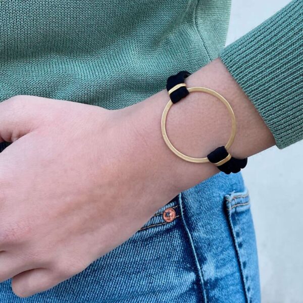 Susi Cala Hoop XL Sandra Armband Stelingsilber vergoldet