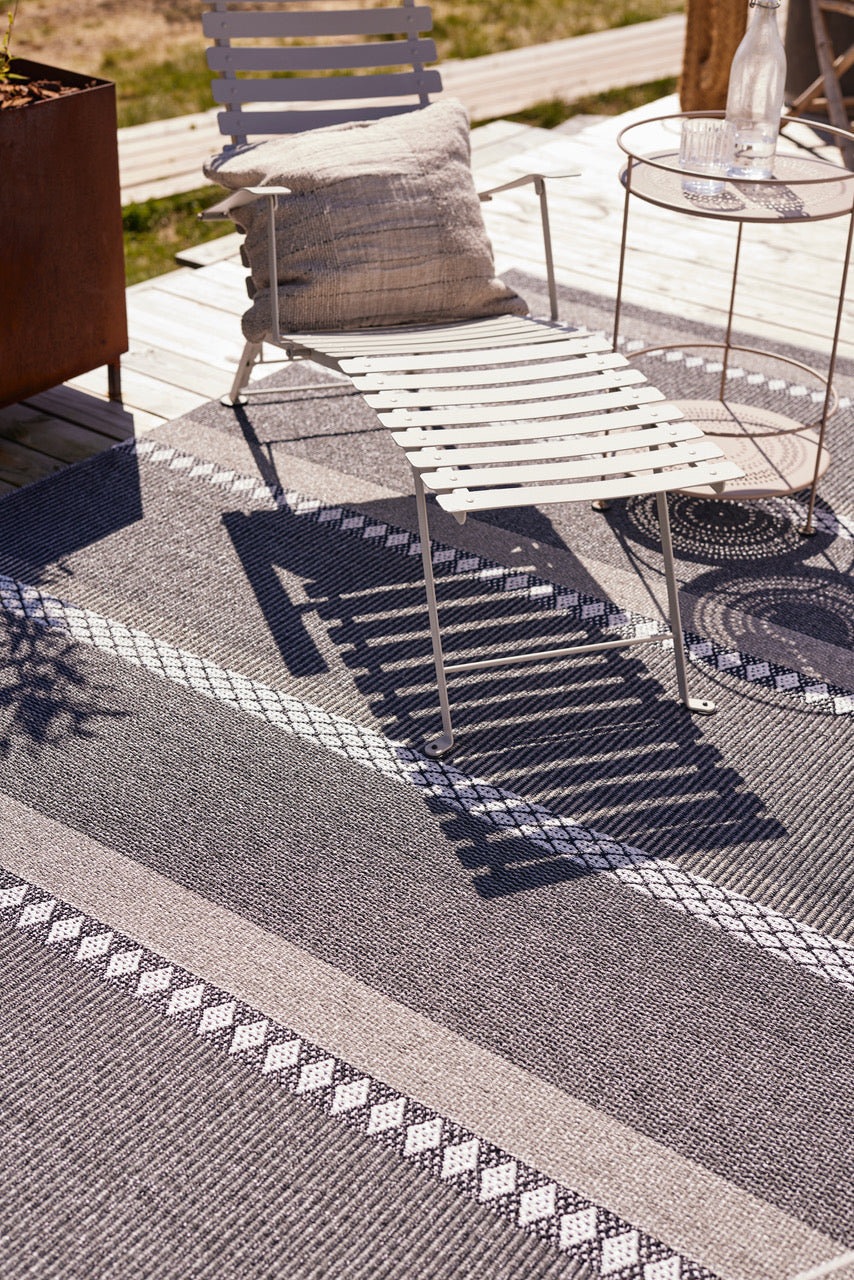 Teppich Savanne in Graphite In und Outdoor