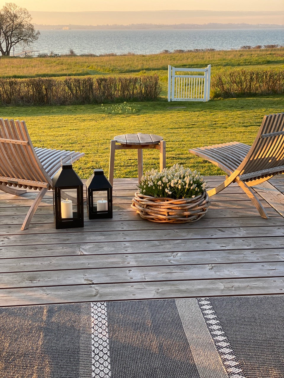 Teppich Savanne in Graphite In und Outdoor