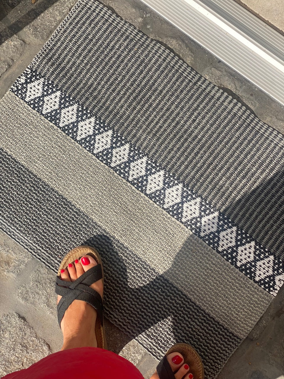 Teppich Savanne in Graphite In und Outdoor