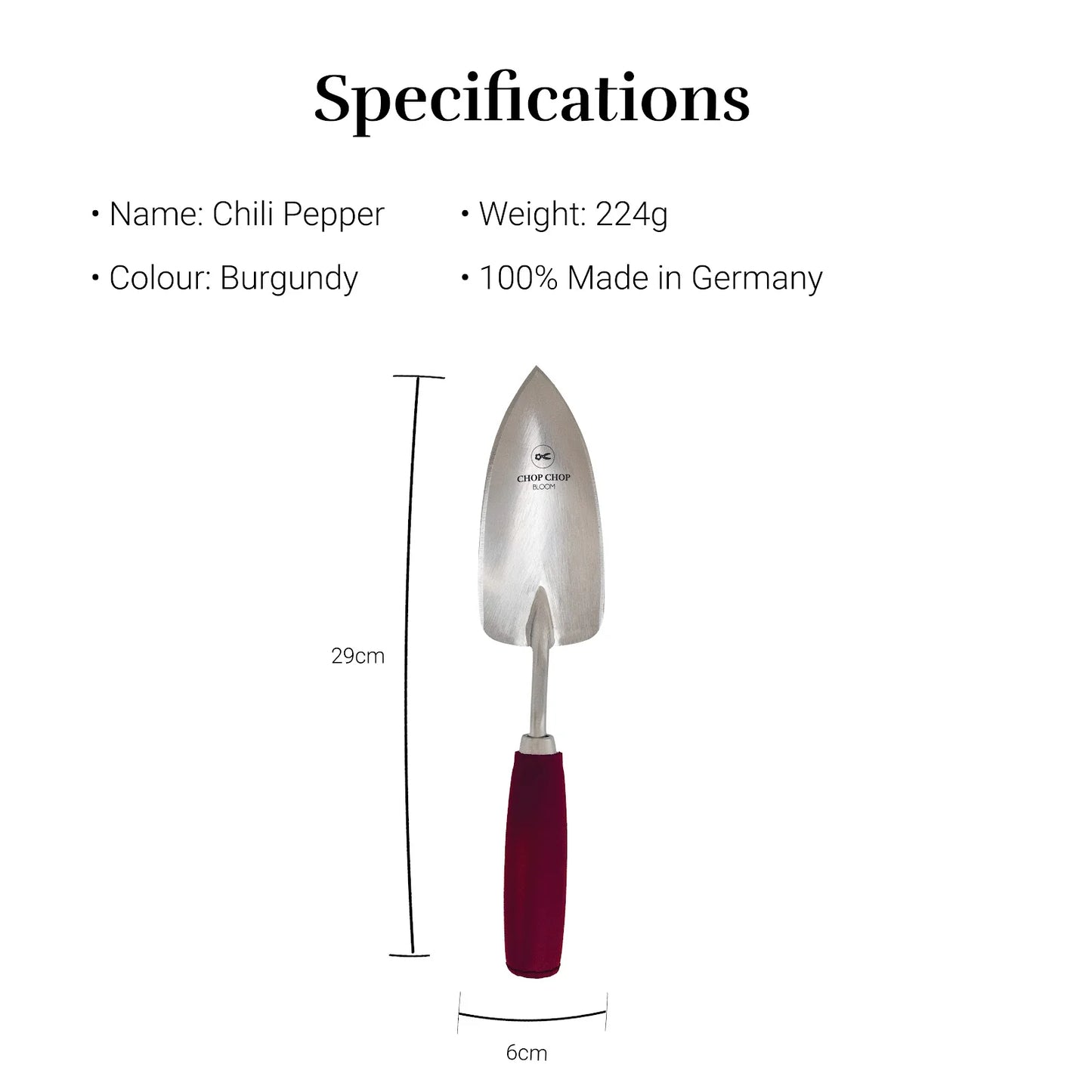 Chop Chop Bloom Schaufel Chilli Pepper