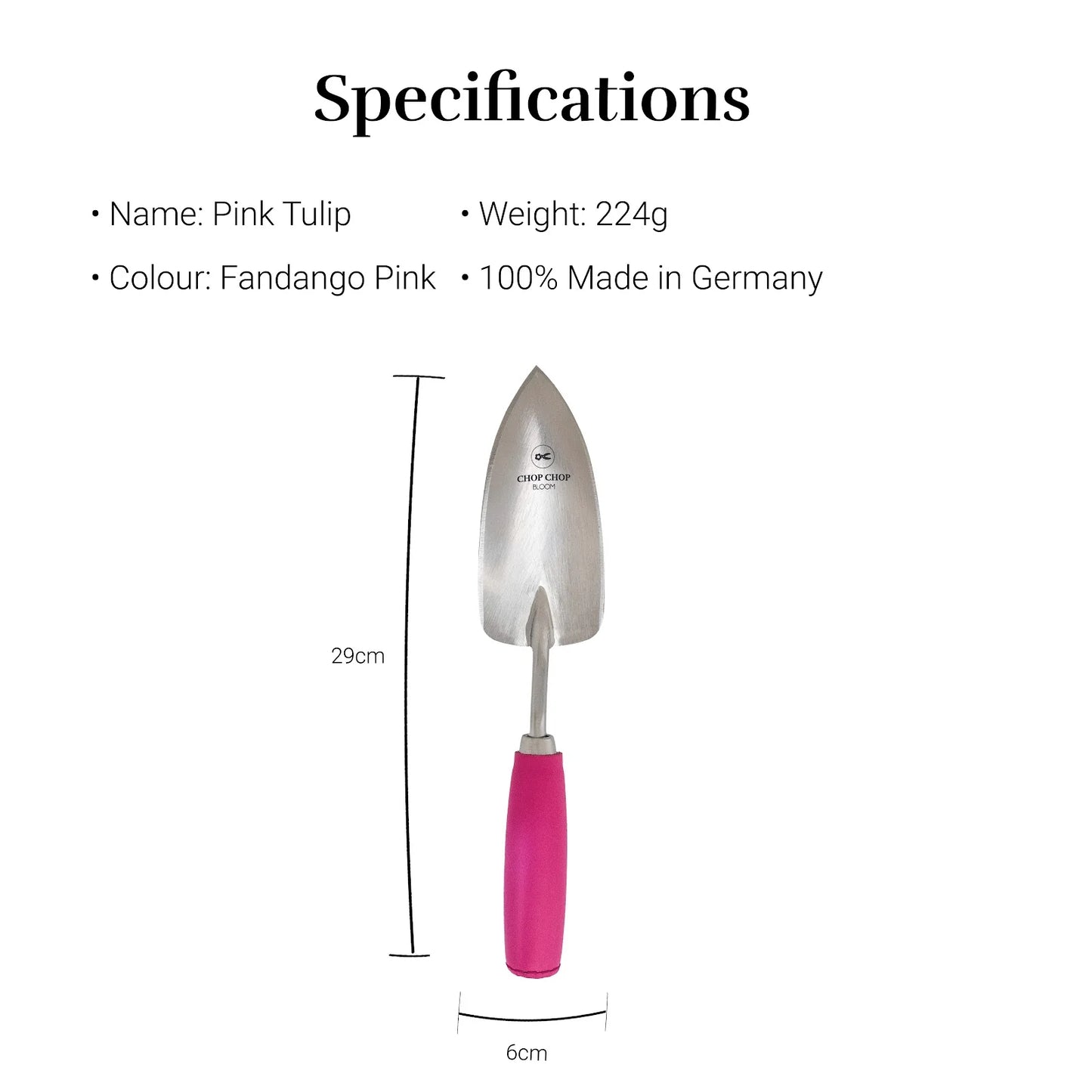 Chop Chop Bloom Schaufel Pink Tulip
