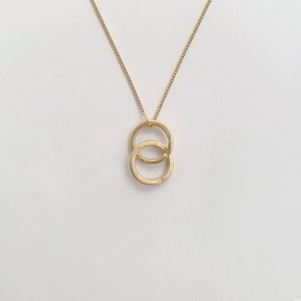Susi Cala Kette mit Anhänger Twin ‘S’ Sterling Silber vergoldet