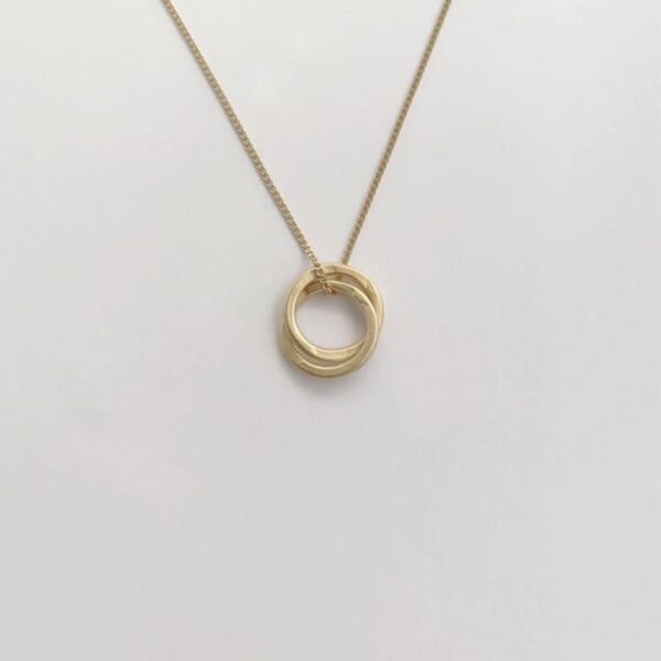 Susi Cala Kette mit Anhänger Twin ‘S’ Sterling Silber vergoldet