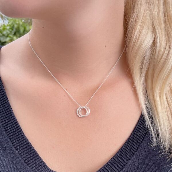 Susi Cala Kette mit Anhänger Twin ‘S’ Sterling Silber