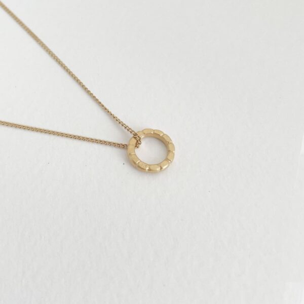 Susi Cala Camu Mini Kreis Kette Sterling Silber vergoldet