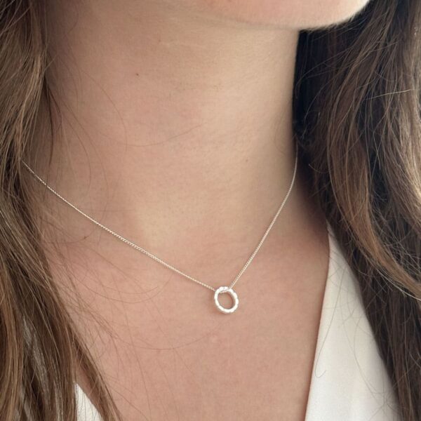 Susi Cala Camu Mini Kreis Kette Sterling Silber