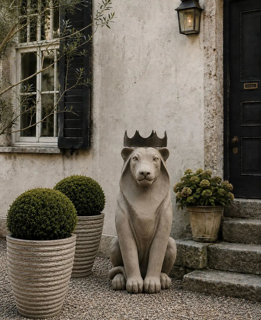 Gartenkunst Löwe "der Wächter"