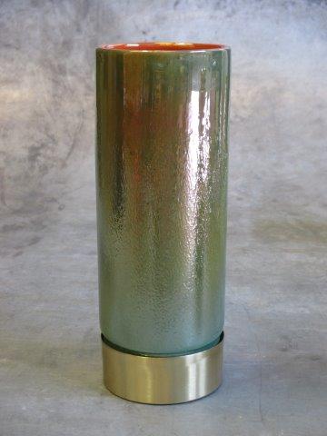 Glaszylinder mit Messingsockel von O4Home