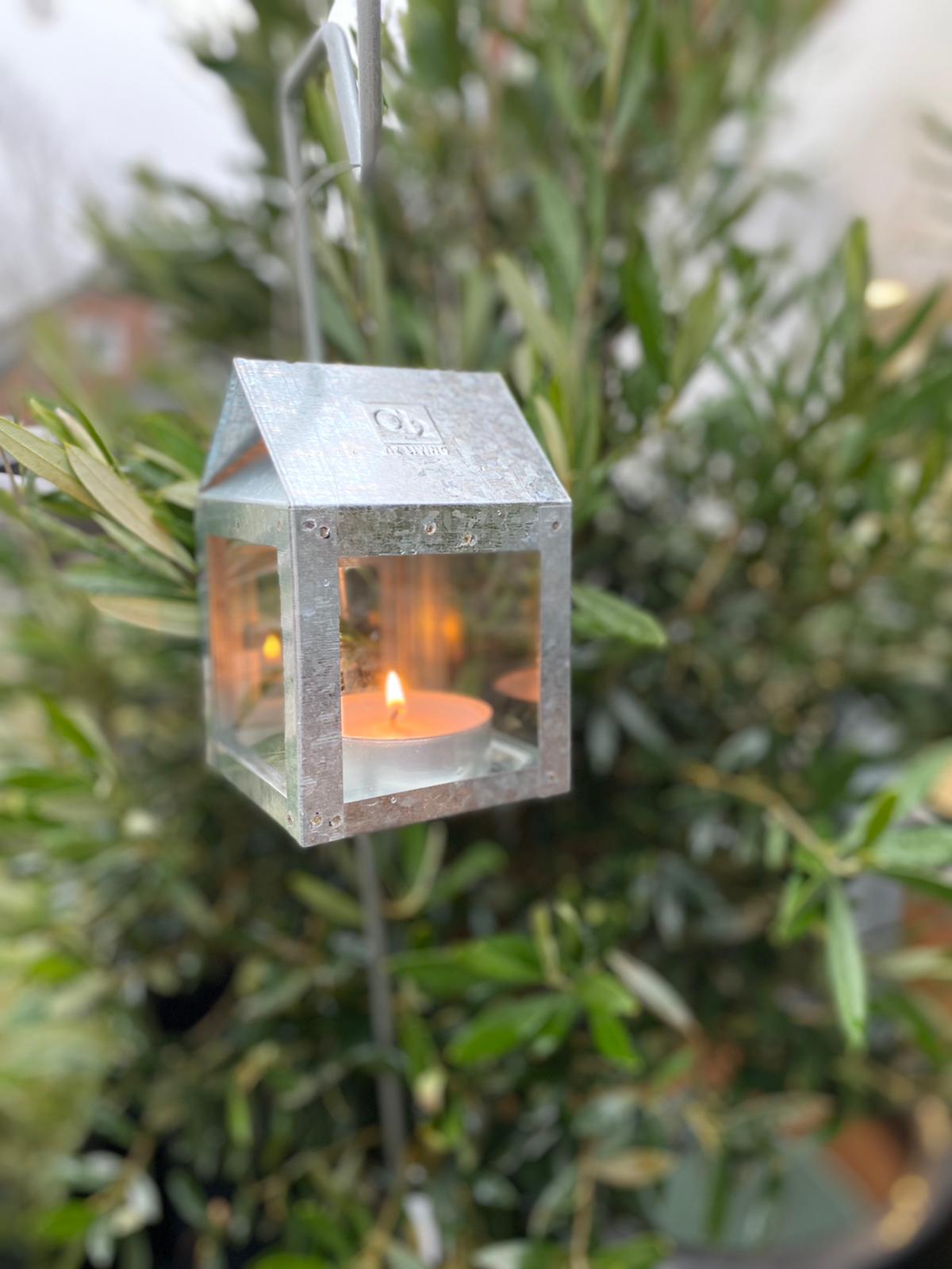 A2 Living Mini Hänge Laterne Galvanisiert