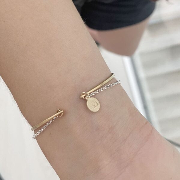 Susi Cala Armband Kam Gold+Silber