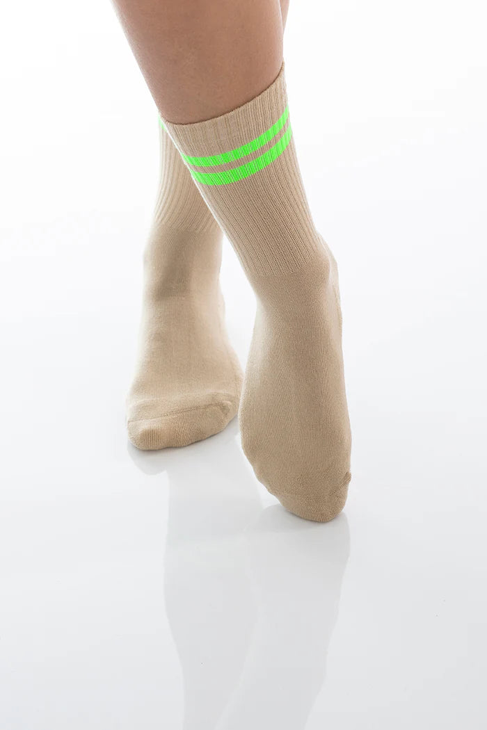 Socken Dailysocks Venus Sand/Neongrün