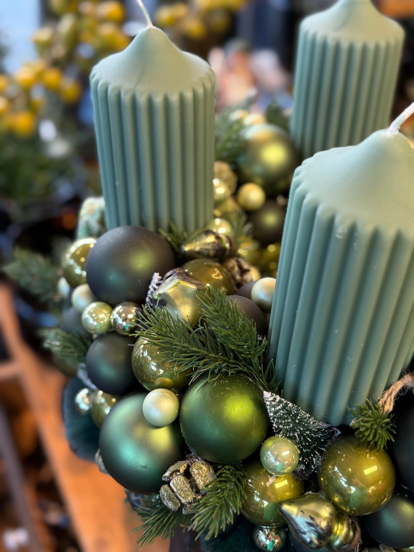 Adventskranz "Carina" Dunkelgrün