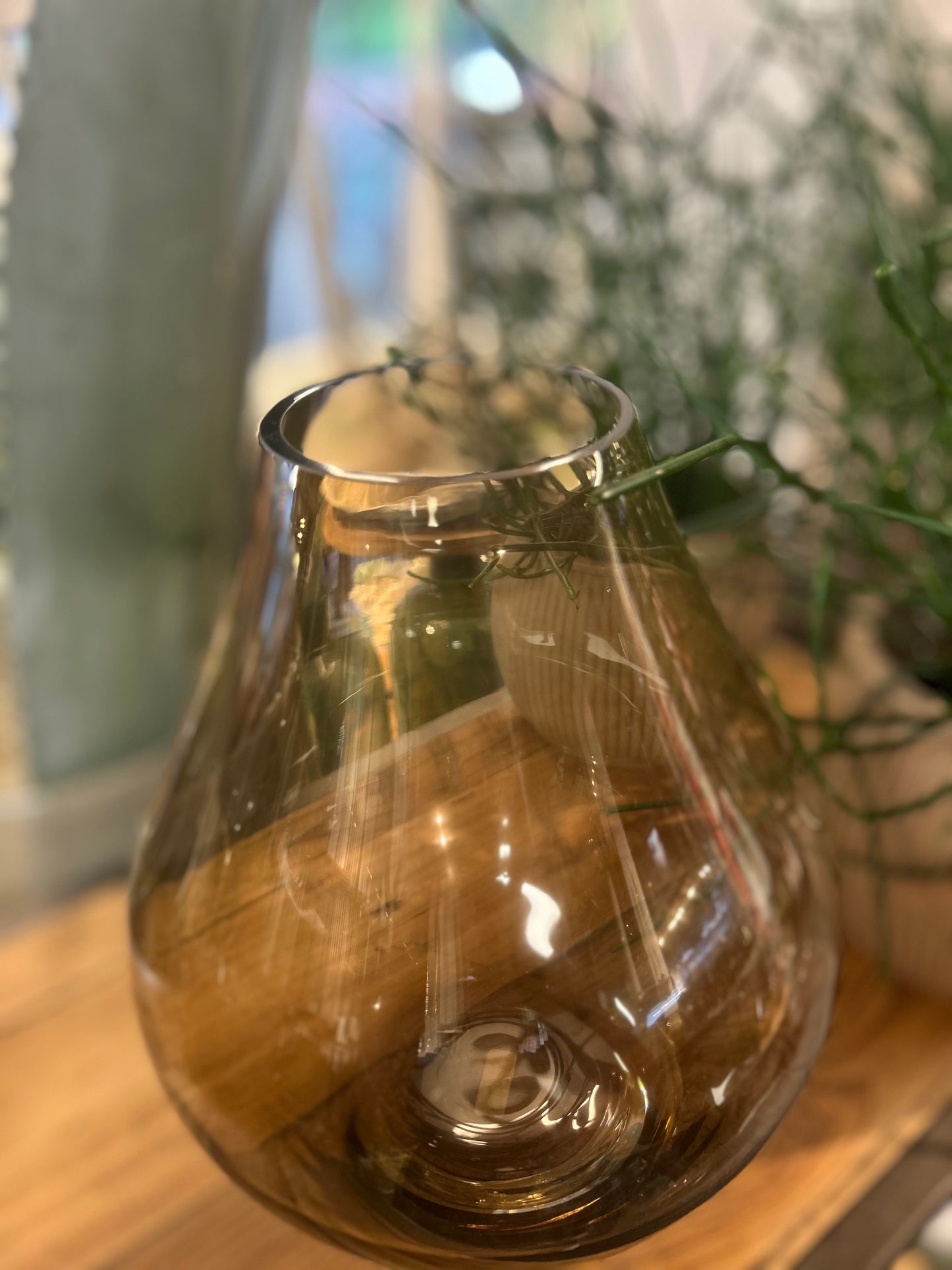 Glasvase Amber 1