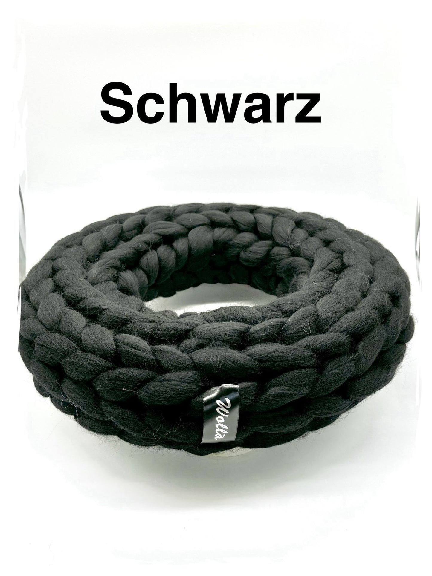 Wollkranz Schwarz
