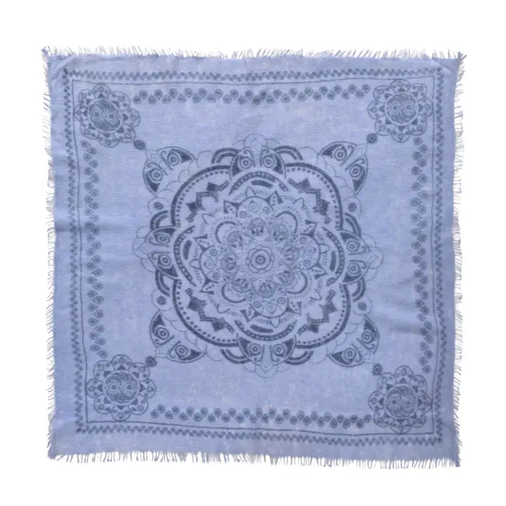 Cashmere Schal/Bandana Ornament in Arctic