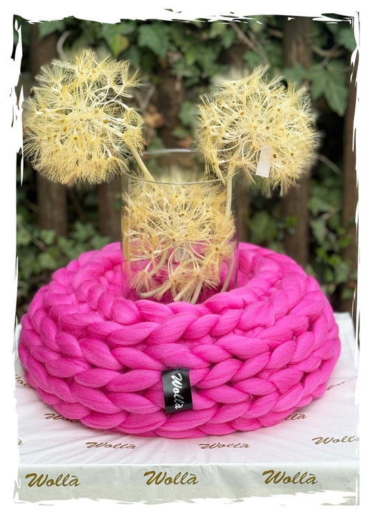 Wollkranz "Gugelhupf" Pink
