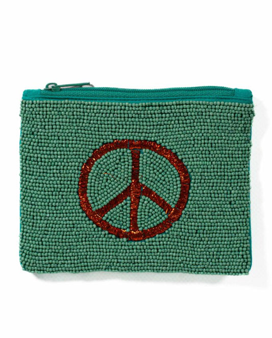 perlenbesetzter Beutel PEACE
