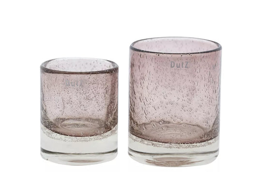 DutZ Cylinder Bule Aubergine Transparent in zwei Größen
