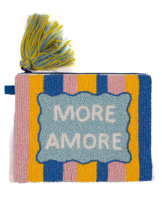 perlenbesetzter Beutel MORE AMORE